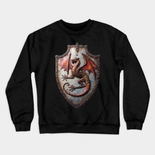 Dragon Shield Design Crewneck Sweatshirt